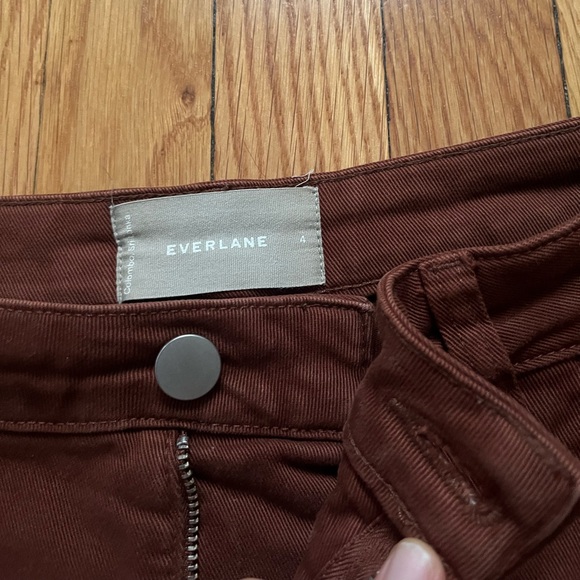 Everlane utility barrel pant, size 4. terra cotta/rust color - Picture 6 of 7
